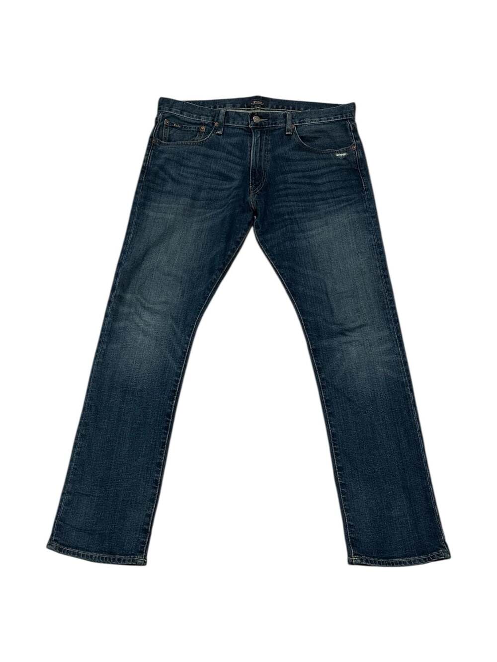 Polo Ralph Lauren Varick Slim Straight Indigo Wash Denim Jeans 34x32